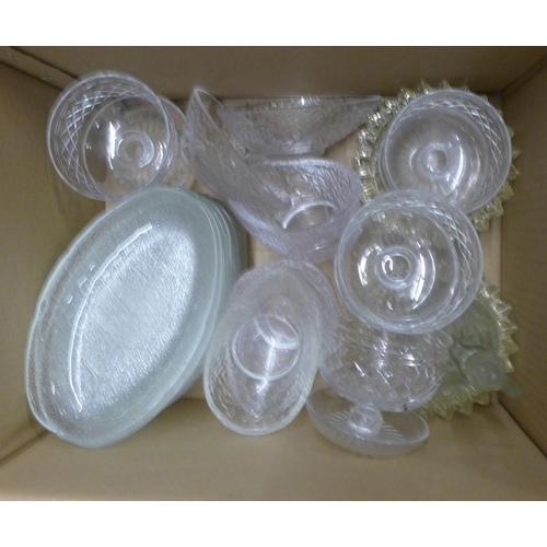 1089 - Five boxes of assorted crystal and glass **PLEASE NOTE THIS LOT IS NOT ELIGIBLE FOR POSTING AND PACK... 