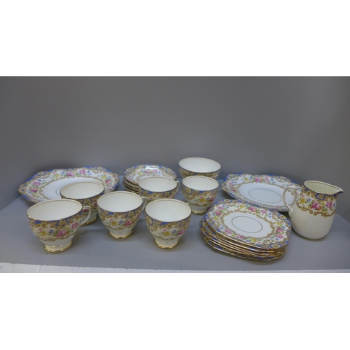 668 - An Old Royal six setting china tea set