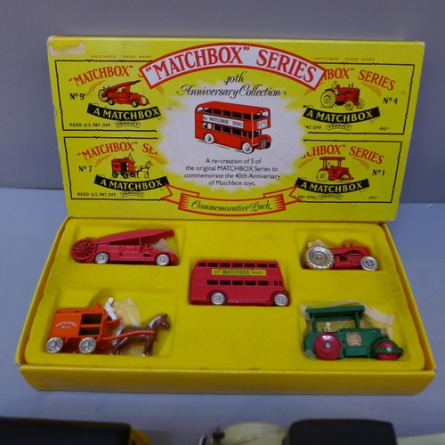 718 - A collection of Matchbox and Corgi model vehicles