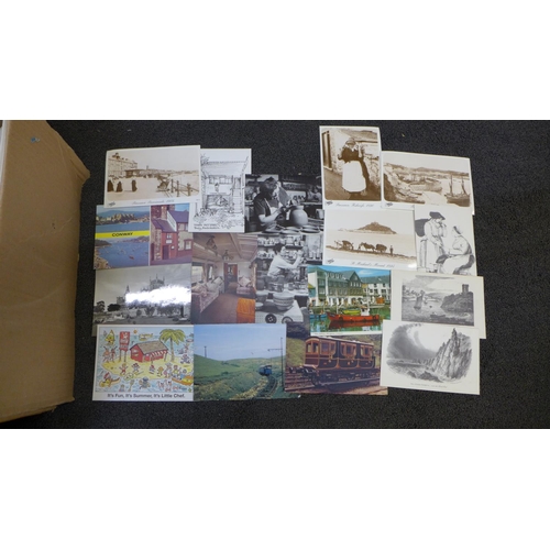 758 - A large collection of postcards, 1950's onwards