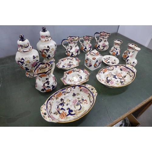 798 - A collection of Mason's Mandalay ironstone **PLEASE NOTE THIS LOT IS NOT ELIGIBLE FOR POSTING AND PA... 