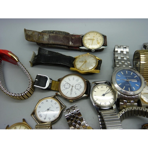 891 - A collection of wristwatches