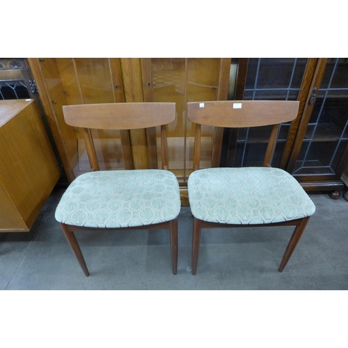 127 - A pair of G-Plan Danish Design teak chairs, designed by Ib Kofod Larsen