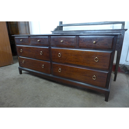 142 - A Stag Minstrel mahogany Captain's chest of drawers