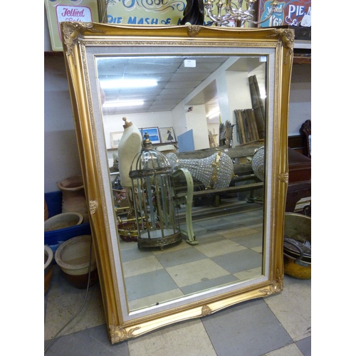 434 - A gilt framed mirror