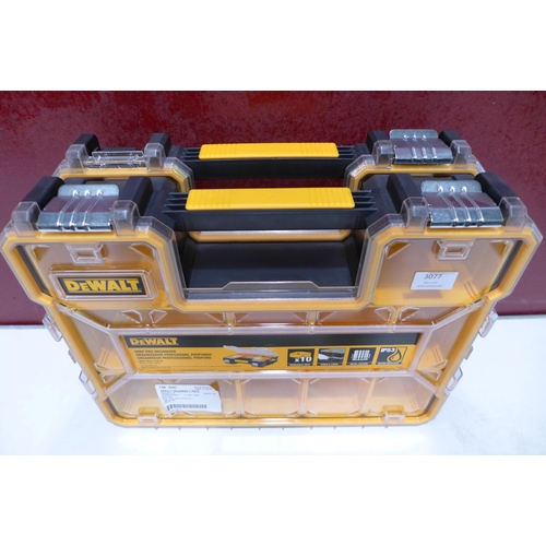 3077 - 2pc Dewalt Organiser Set (255-33)   * This lot is subject to vat