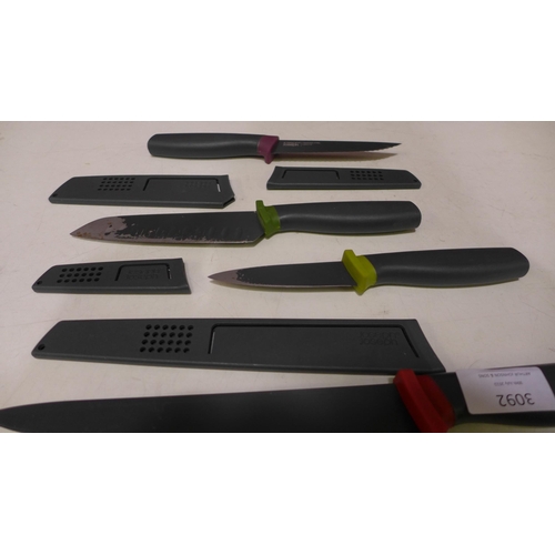 3092 - 6pc Joseph Joseph Elevate Knives  (255-179)   * This lot is subject to vat