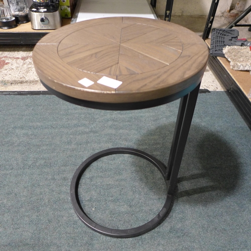 3122 - Greenwich Washed Effect Circular Lamp Table, original RRP £189.99 + VAT  (255-101)   * This lot is s... 