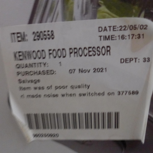 3155 - Kenwood Multipro Food Processor  (255-98)   * This lot is subject to vat