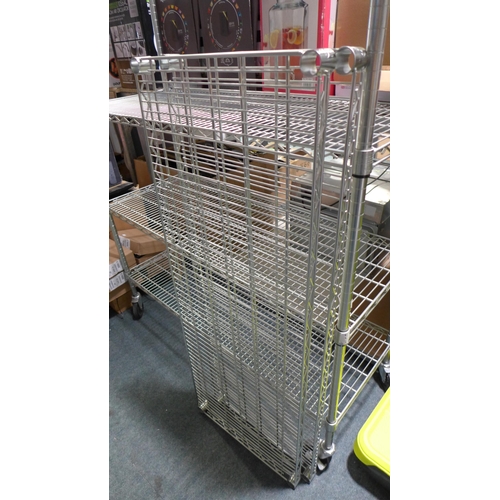 3164 - Trinity 5 Tier Metal Shelving Unit