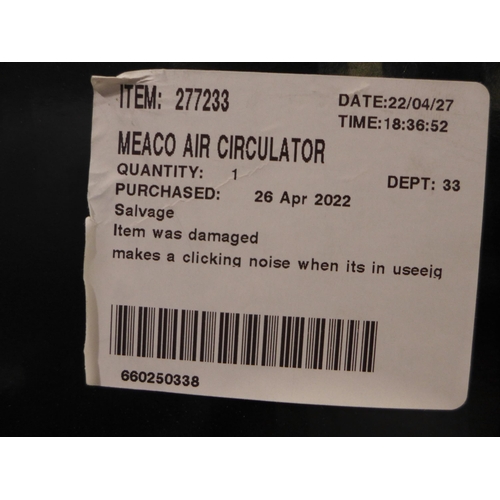 3185 - Meaco Air Circulator  (255-60)   * This lot is subject to vat