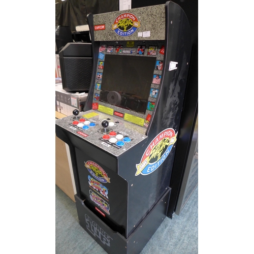 3195 - Arcade1Up Street Fighter Arcade Game , Original RRP £259.99 + Vat      (250 - 355/903)  * This Lot I... 