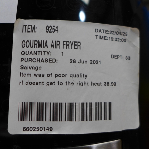 3204 - Gourmia Air Fryer      (255-23)   * This lot is subject to vat