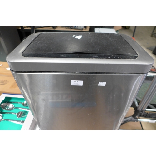 3208 - 80ltr Motion Sensor Waste Bin  (255-42)   * This lot is subject to vat