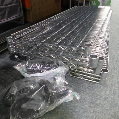 3229 - Trinity 6 Tier Metal Shelving Unit  (255-229)   * This lot is subject to vat