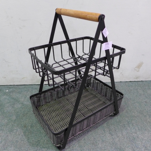 3256 - Mesa A-Frame 2 Tier mesh woven baskets (255-202)   * This lot is subject to vat