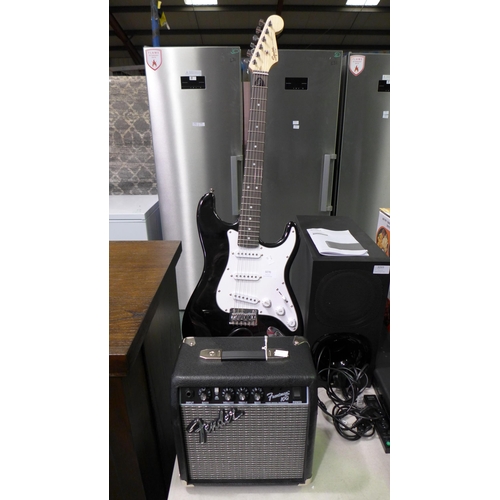 3270 - Squire Electric Guitar with Amp and Plec, original RRP £139.99 + VAT  (255-205)   * This lot is subj... 