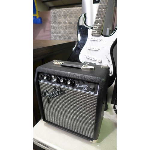 3270 - Squire Electric Guitar with Amp and Plec, original RRP £139.99 + VAT  (255-205)   * This lot is subj... 