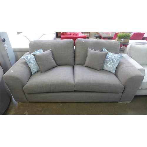 1523 - An Amethyst Flex Charles slate fabric 3 seater sofa