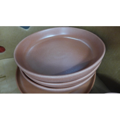 2177 - Unused John Lewis stoneware: 4 plates, 4 pasta bowls and 4 cereal bowls RRP £10/pc