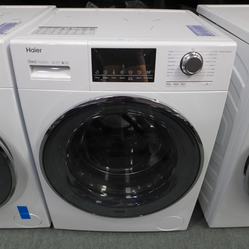 3447 - Haier 10kg White Washing Machine Model: HW100B14876N  Original RRP £391.66 + vat                    ... 