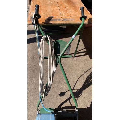 2304 - Vintage Ransomes push lawn mower - failed electrical safety test due to damaged insulation - sold as... 