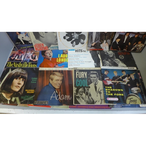 674 - Records and EP's (17) including Billy Fury, Nashville Teens, Rolling Stones, etc.