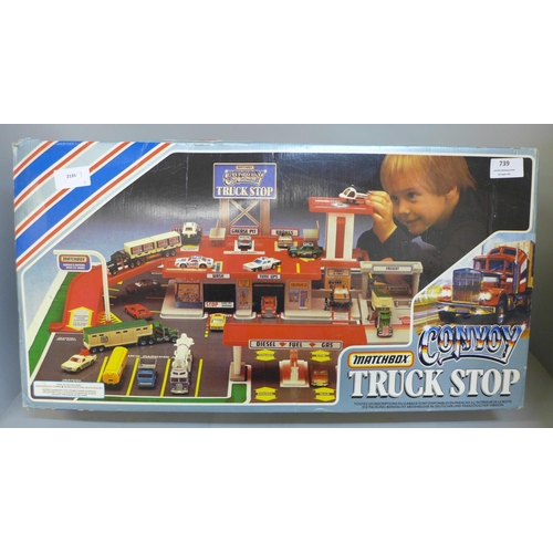 739 - A Matchbox Convoy Truckstop playset