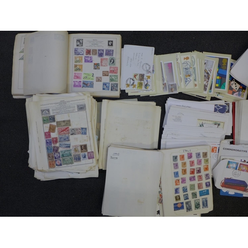 749 - A collection of stamps and first day covers