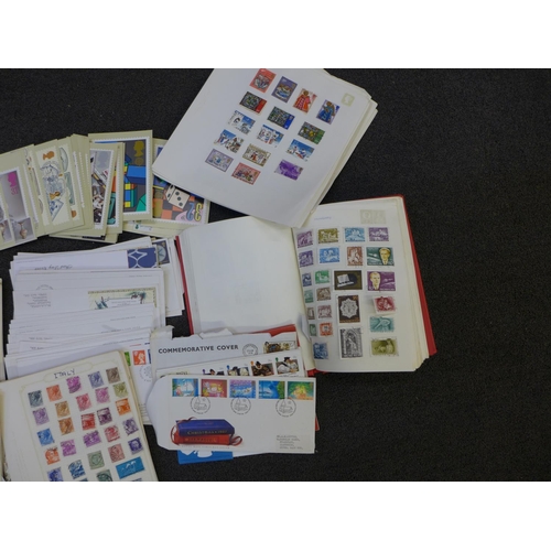 749 - A collection of stamps and first day covers