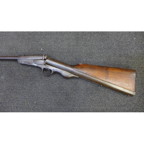 796 - A vintage The Britannia .177 air rifle, circa 1906