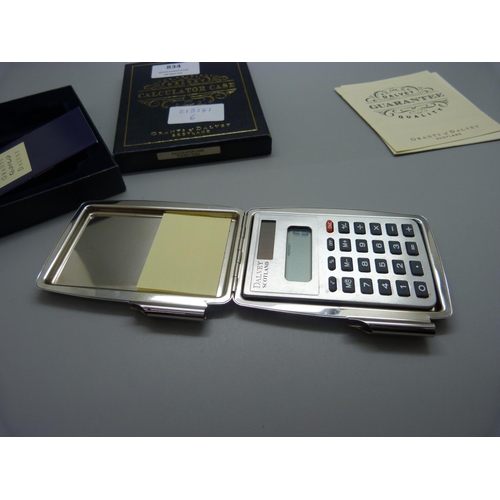 834 - A Dalvey, Grants of Dalvey, Scotland calculator case