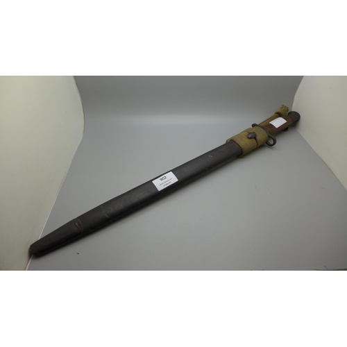 902 - A British 1907 pattern bayonet, marked Remington