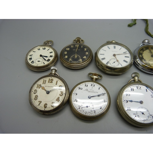 949 - Nine pocket watches, a/f