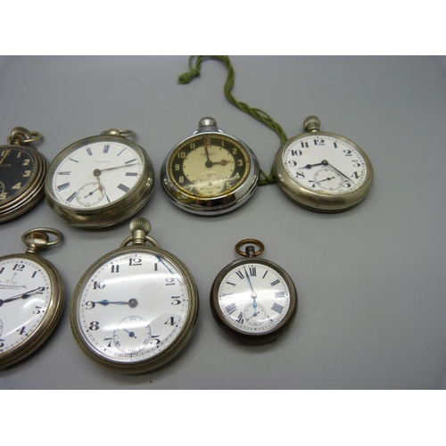 949 - Nine pocket watches, a/f