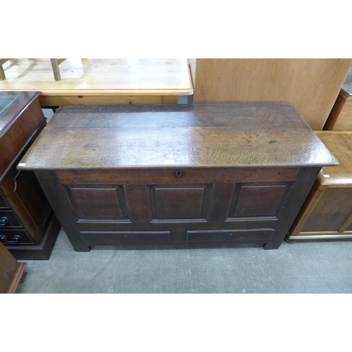 160 - A George III oak mule chest