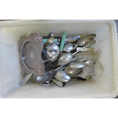 334 - A quantity of silver plate