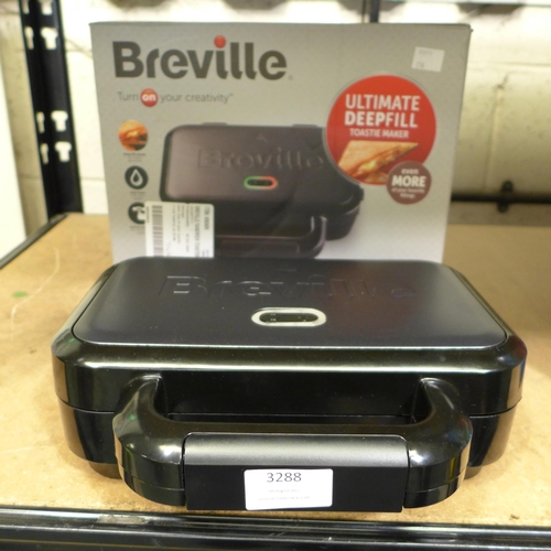 3288 - Breville Sandwich Toaster, (258-446)   * This lot is subject to vat