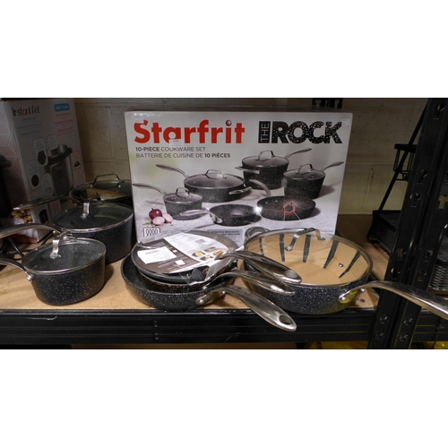 3291 - The Rock Cookware Set, original RRP £106.99 + VAT and The Rock 25cm Multipan, , (258-142,163)   * Th... 