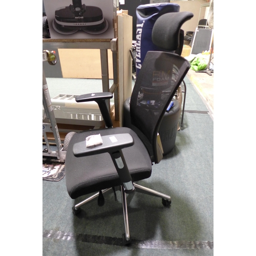 3305 - Dams Gemini Fabric Mesh  task chair - Black , Original RRP £183.33 + vat  , (258-385)   * This lot i... 