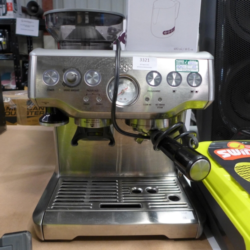 3321 - Sage Pump Coffee Machine, original RRP £449.99 + VAT, (258-96)   * This lot is subject to vat