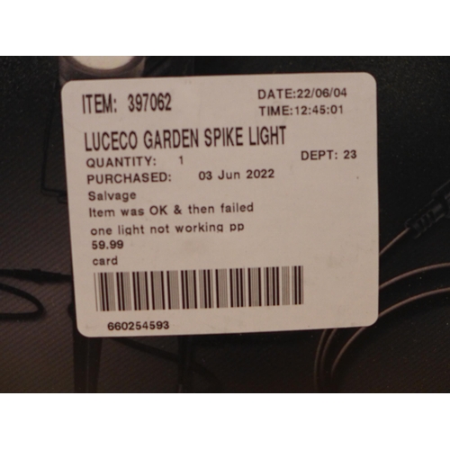 3325 - Luceco Garden Spike Light Kit, (258-112)   * This lot is subject to vat