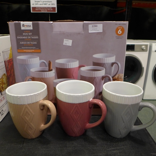 3390 - Sweater Jumbo Mugs, (258-325)   * This lot is subject to vat