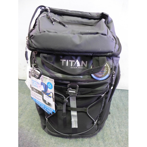 3409 - Titan 26 Can Backpack Cooler, (258-301)   * This lot is subject to vat