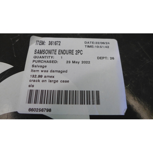 3421 - Samsonite Endure 2pc Hardside luggage Cases, original RRP £132.99 + VAT     , (258-290)   * This lot... 