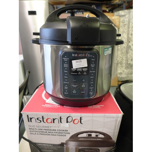 3428 - Gourmet Instant Pot, (258-215)   * This lot is subject to vat