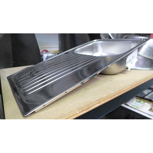 3449 - 8 Installation Round Stainless Steel Sinks (450mm) , Islay 1 Bowl Stainless Steel (500x860) - model ... 