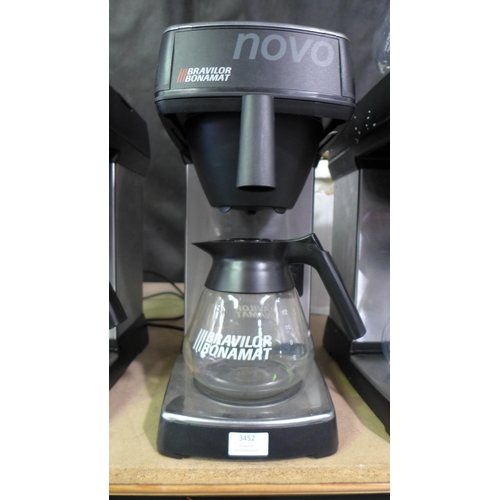 3452 - Bravilor Novo Coffee Machine, original RRP £149.99 + VAT  , (258-63)   * This lot is subject to vat