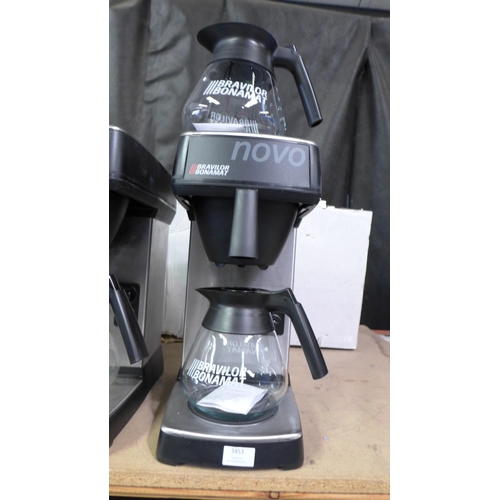 3453 - Bravilor Novo Coffee Machine, original RRP £149.99 + VAT  , (258-64)   * This lot is subject to vat