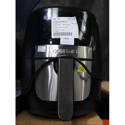 3460 - Gourmia Air Fryer, (258-61)   * This lot is subject to vat